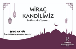 Miraç Kandiliniz Mübarek Olsun