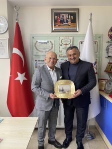 Kuaförler Derneği Bşk. Sabit Akkaya’nın Başkanımızı Ziyareti