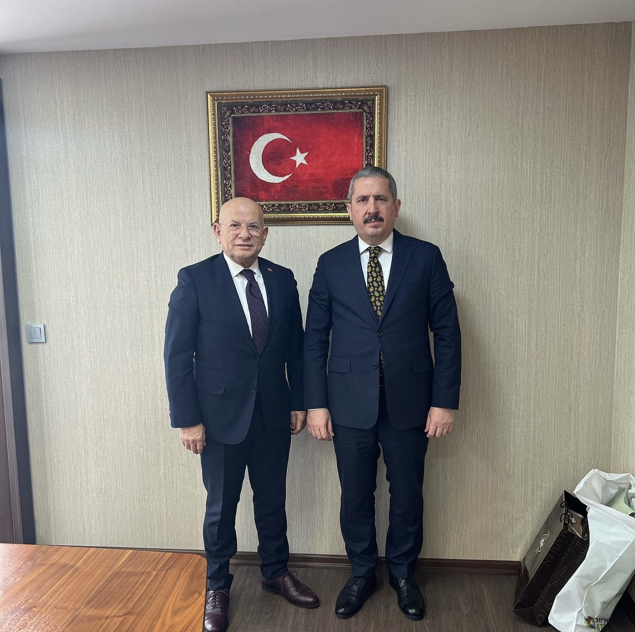 Başkan Şükrü Akyüz, Bakan Yardımcısı Mahmut Gürcan’ı Ziyaret Etti