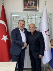 Türkiye Berberler Kuaförler ve Güzellik Salonu İşletmecileri Federasyonu Başkanı Sn. Bayram Karakaş’ın Odamızı Ziyareti