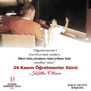 24 Kasım Öğretmenler Günü Kutlu Olsun