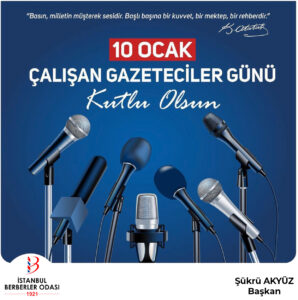 10 Ocak Çalışan Gazeteciler Günü Kutlu Olsun
