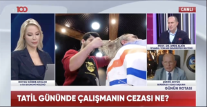 Başkanımız Şükrü Akyüz, TV 100’de Günün Rotası programında Hafta Tatili Uygulaması ile ilgili açıklamalarda bulundu.